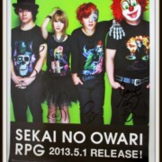 SEKAI NO OWARI RPG ポスター 全員サイン入り 非売品