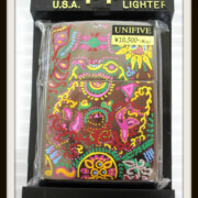 ZIPPO hide ペイズリー柄