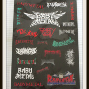 BABYMETAL TOKYO DOME MEMORIAL ロゴステッカーシート
レア度★★☆☆☆☆☆☆☆☆ TOKYO DOME MEMORIAL ロゴステッカーシート