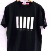 ももいろクローバーZ ももいろクローバーZ BEAMSコラボ AMKSR2 Tシャツ 黒 箱推し