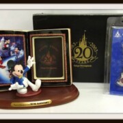 ディズニー 20周年記念 ミッキー フォトスタンド+時計