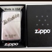 The Birthday 縄ロゴ クローム ZIPPO 限定