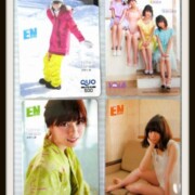 乃木坂46 西野七瀬 乃木坂46 西野七瀬 カード 4枚クオカードテレカ