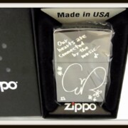 藍井エイル オリジナル ZIPPO ブラックミラー