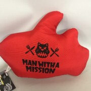 MAN WITH A MISSION クッション 赤