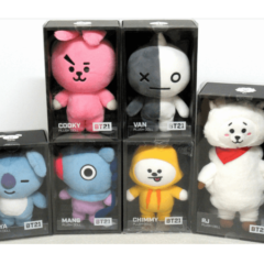 BTSスタンディングドールぬいぐるみ6体セット