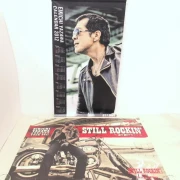 矢沢永吉 タペストリーカレンダー 2012年とポスター「STILL ROCKIN'~走り抜けて…~」
