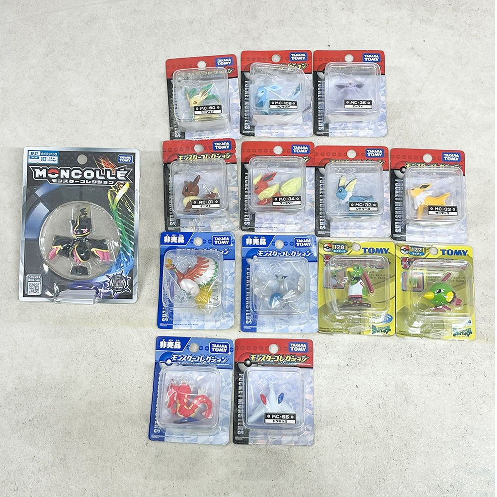 未開封ネイティオ・トゲキッス・ブイズ・メガジュペッタ、非売品ホウオウ・ルギア・色違いギャラドスのモンコレをお譲りいただきました！