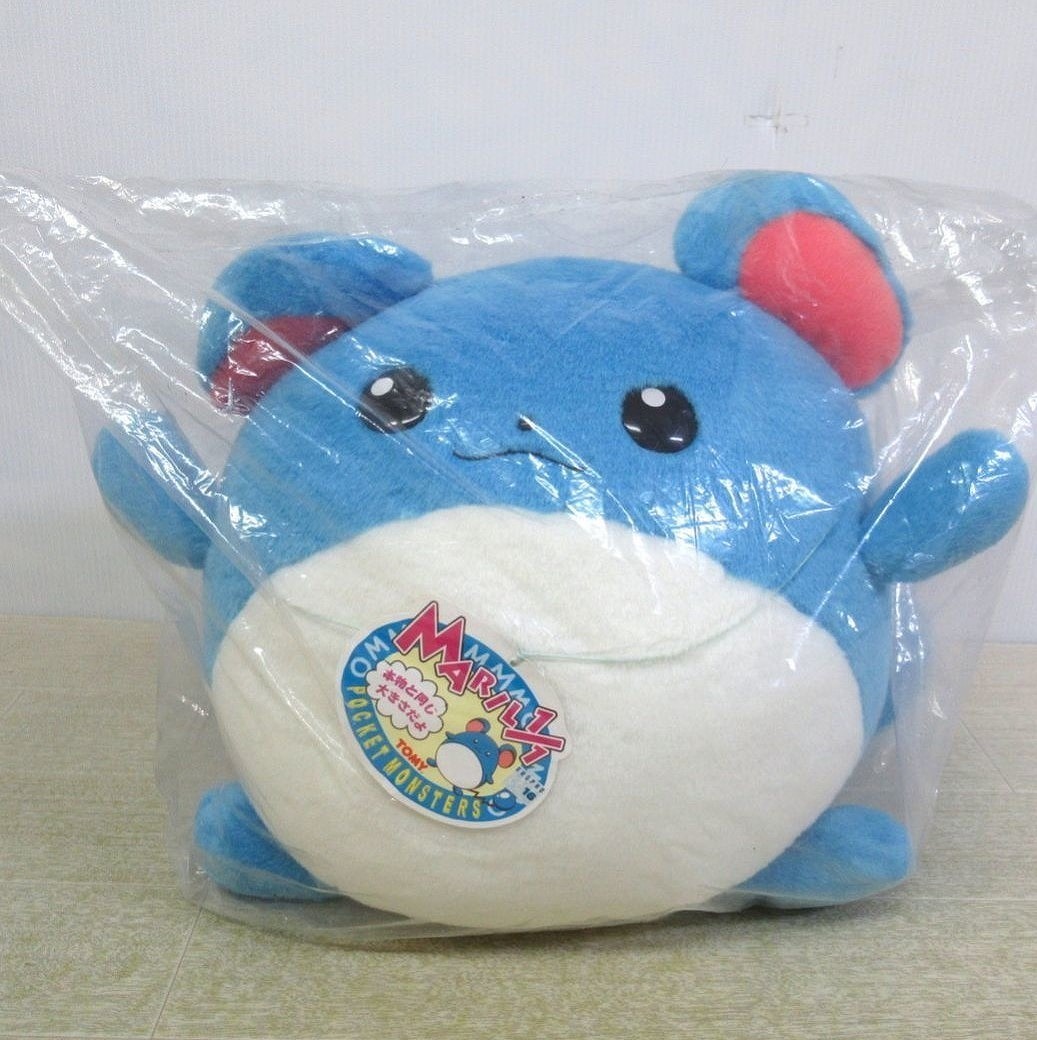 TOMY製のポケットモンスター ポケモン マリル 等身大ぬいぐるみ