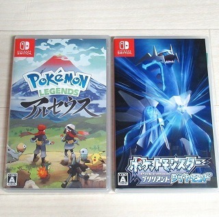 ポケットモンスターブリリアントダイヤモンドとアルセウスのNintendo Switchソフト