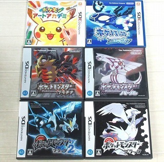 ポケットモンスター ポケモン DS・3DSゲームソフト（ブラック/ブラック2/プラチナ/パール/アルファサファイア）
