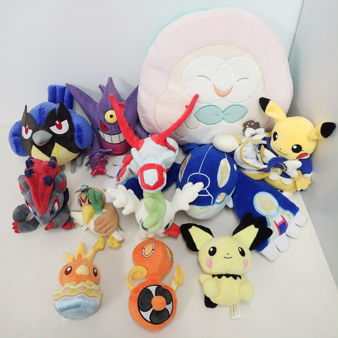 ポケモンセンターのぬいぐるみ（メガゲンガー、ラティアス、マダム・ピカチュウOAなど）