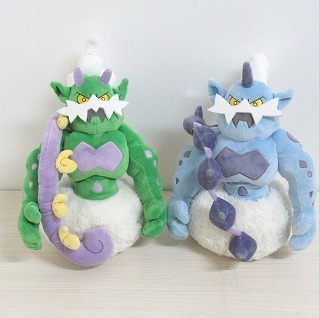 ポケモンセンター2011年製の、ボルトロス、トルネロスぬいぐるみ