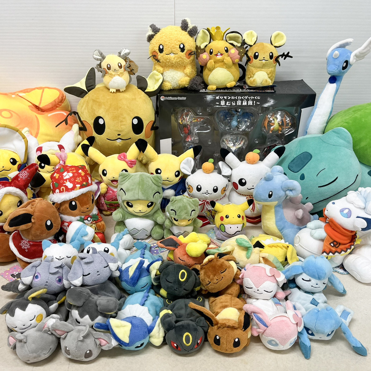 くったりぬいぐるみや季節限定などポケモンセンターぬいぐるみを大量にお譲りいただきました!