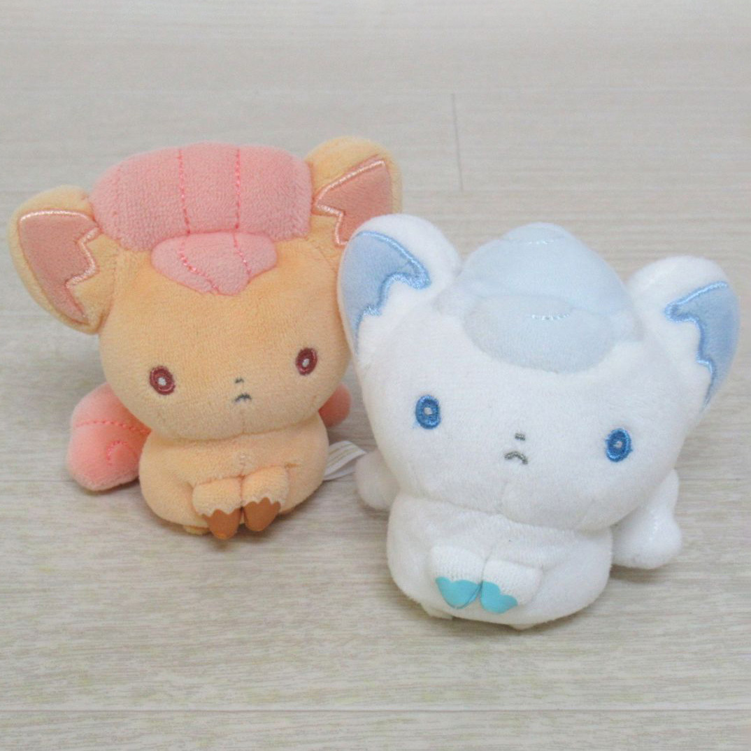 マジパンロコンとマジパンアローラロコンのぬいぐるみをお譲りいただきました！