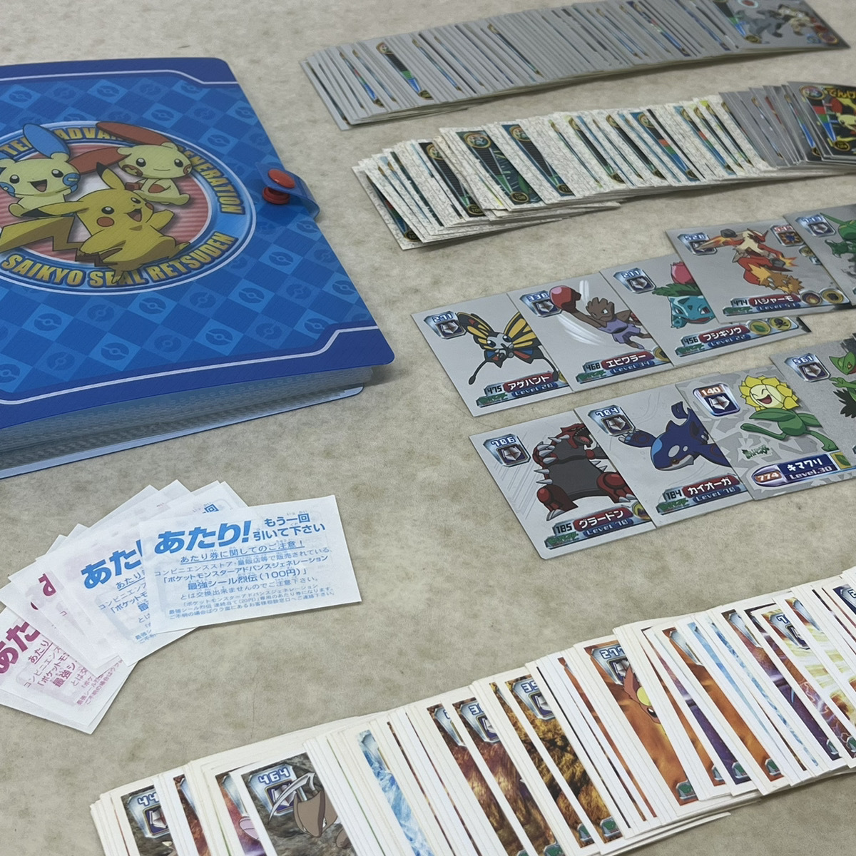 最強シール烈伝（アドバンス・DX技・弐千完全版など）とシールホルダーをお譲りいただきました！