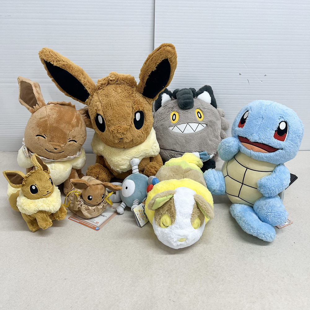 ポケセン・オールスターコレクション・1番くじ等のイーブイ等ぬいぐるみをお譲りいただきました！