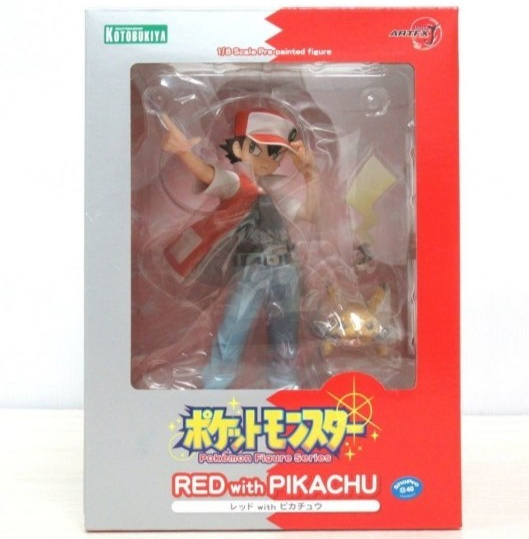 コトブキヤ ポケットモンスター 1/8 完成品 フィギュア ARTFX J レッド with ピカチュウ