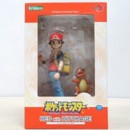 コトブキヤ ポケットモンスター 1/8 完成品 フィギュア ARTFX J レッド with ヒトカゲ